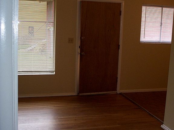 Living area looking toward front door
