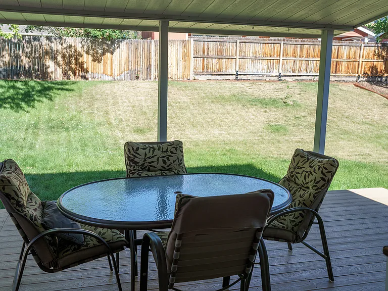 back yard