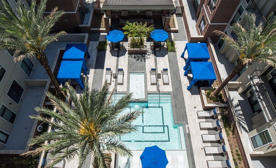 Aerial of Pool