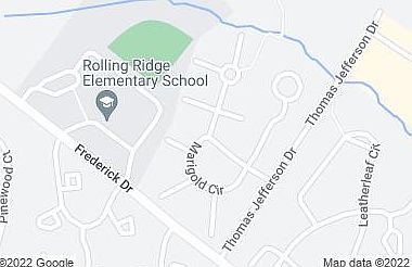 Walking distance to Rolling Ridge Elementary, Briar Patch park, and shopping center