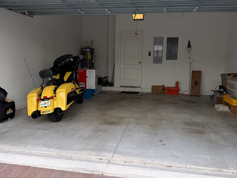 2 car garage with electric opener