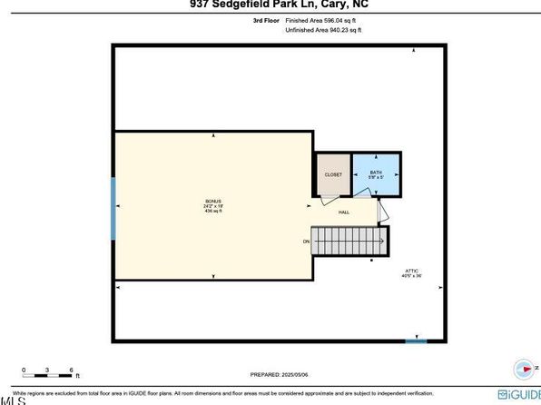 937 Sedgefield Park Ln, Cary, NC 27519