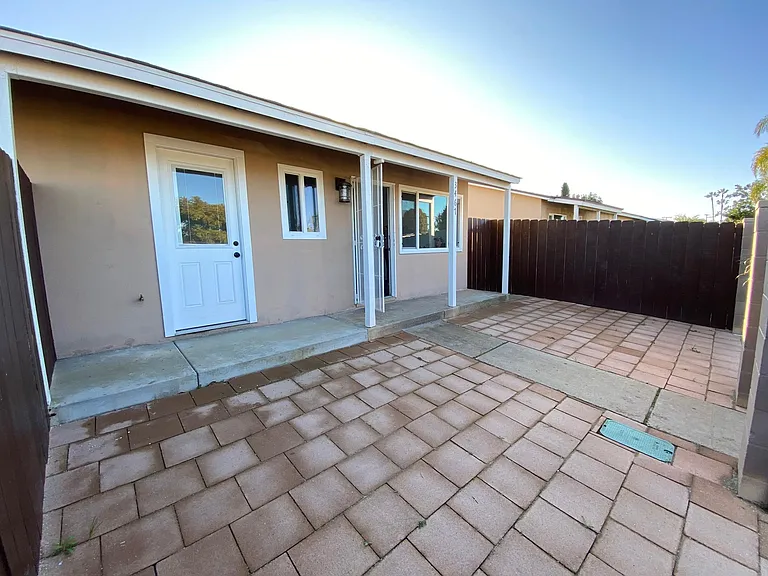 Private patio