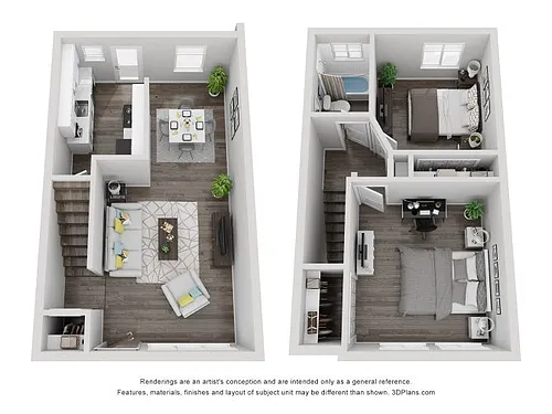 Floor plan Wyandotte Townhomes