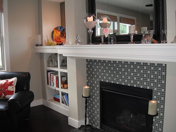 Custom built-in shelving