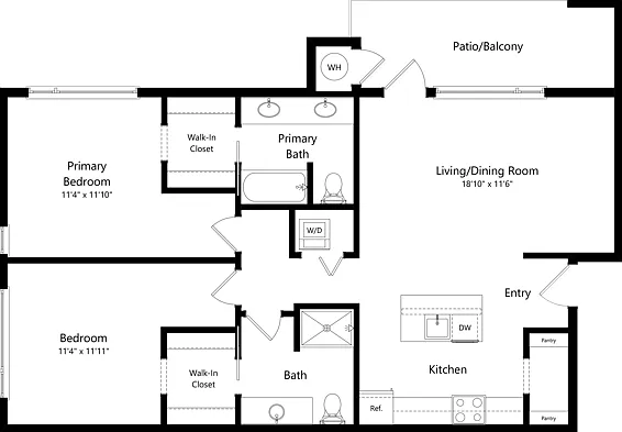 Mt Si | 2x2 | 1111 sq ft Mt Si | 2x2 | 1111 sq ft