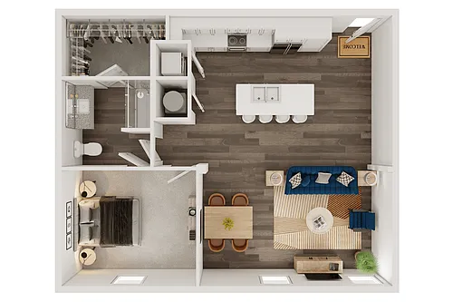 Floor plan A15 - SECOND AVE