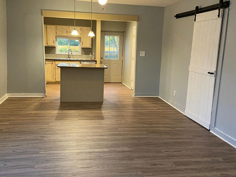living room open to kitchen