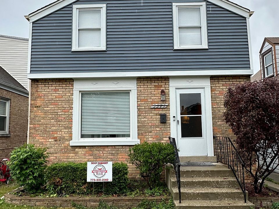Front of house. New siding and insulation.