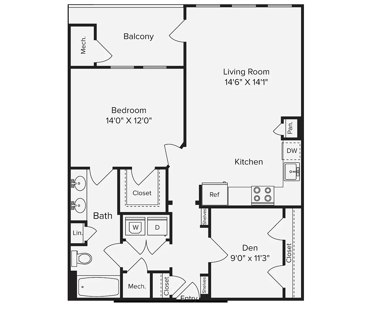 Floor plan A2D