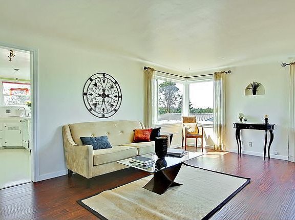 Gorgeous hand scrapped mahogany floors.