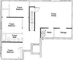 finished family room