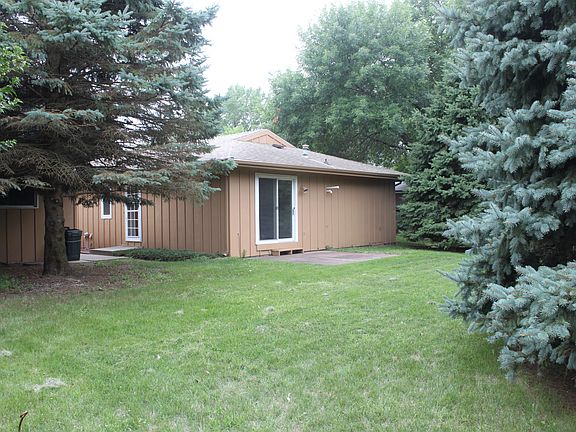 Back yard view showing patio