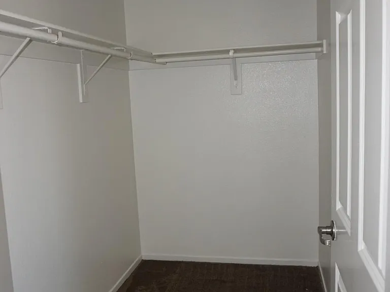 Walk in closet in both bedrooms