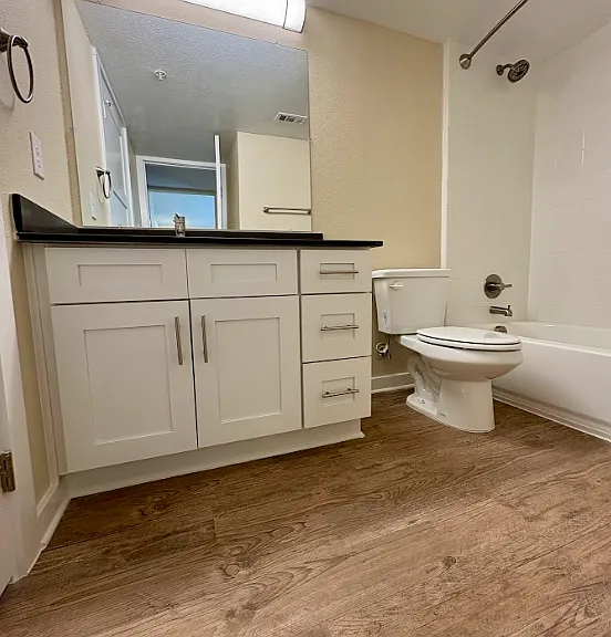 Brand New Construction Building with top of the line finishes. Primary bathroom.