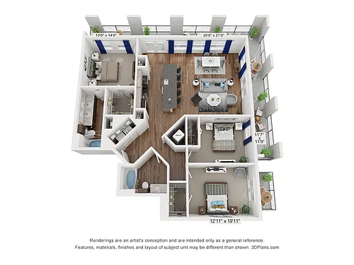 Floor plan C1
