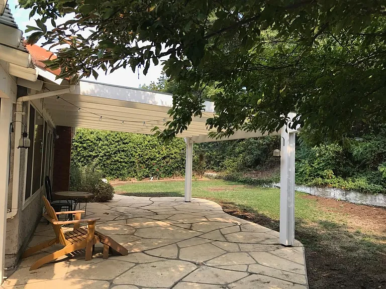 Back yard of the property