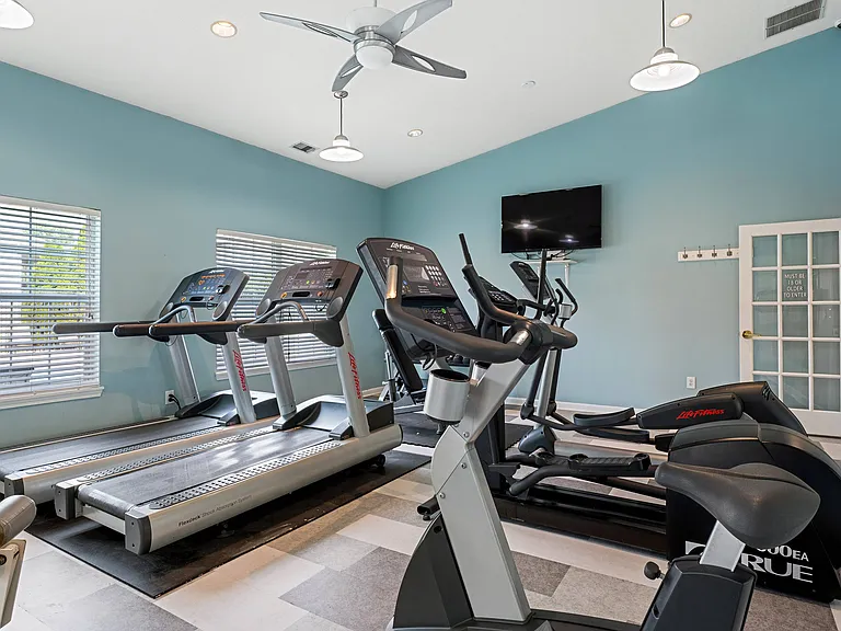 Fitness Center with Cardio Equipment