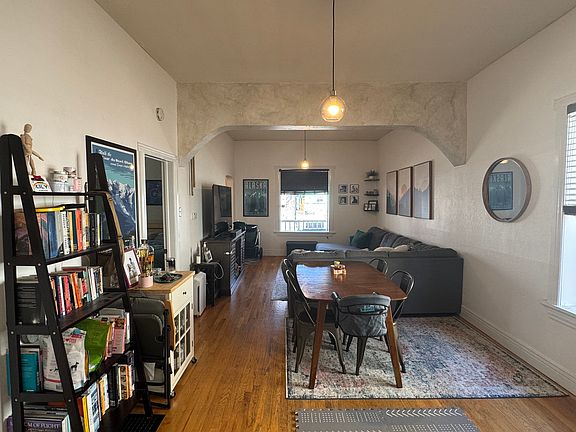 open plan dining room