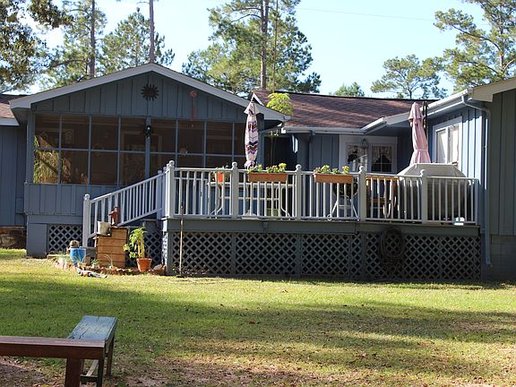screen porch with deck