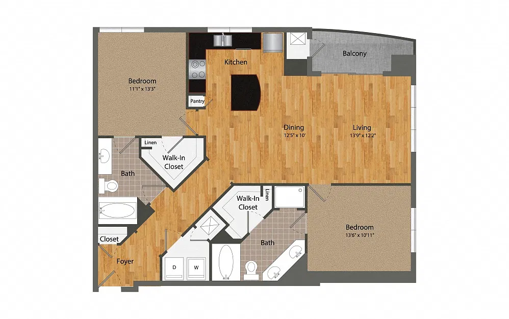 Floor plan B2