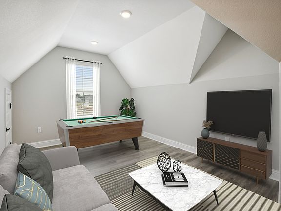 Flex room in the Jules floorplan at a Meritage Homes community in Gulfport, MS.