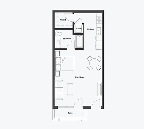 Floor plan Almond