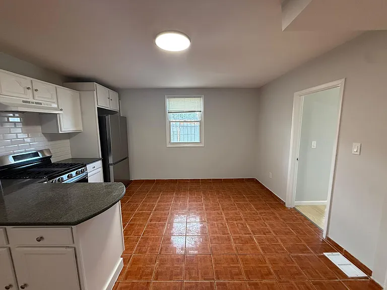 kitchen and dining area