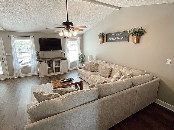 Living room from front door