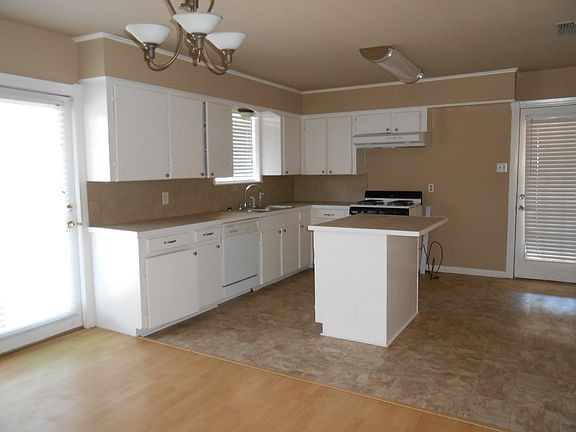 kitchen with island bar