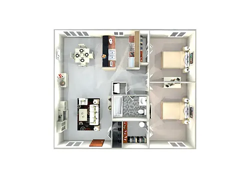 Floor plan 2x1A