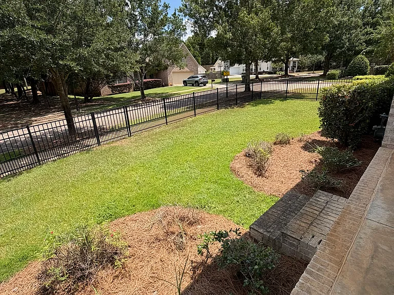 Fenced in side yard