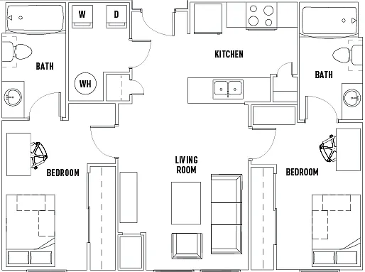 308_University Commons_2 Bed 2 Bath Private ORIGINAL 308_University Commons_2 Bed 2 Bath Private ORIGINAL