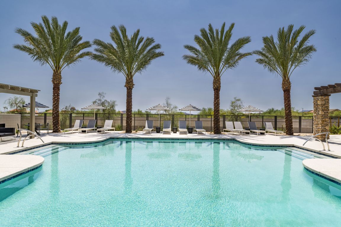 Dive into relaxation at Aster Ridge's resort-style pool, where comfort meets luxury under the Phoenix sun.