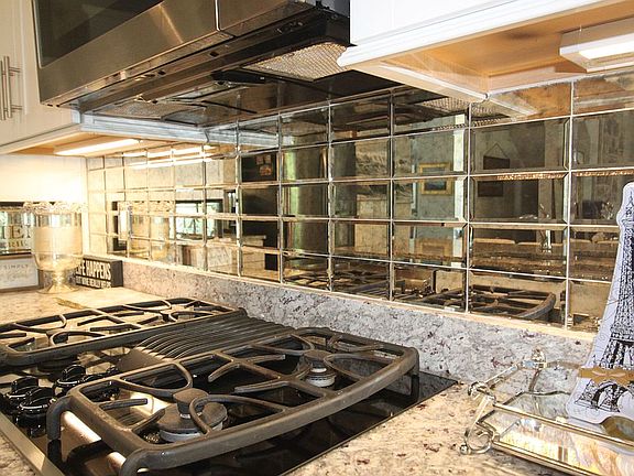 Custom high end back splash