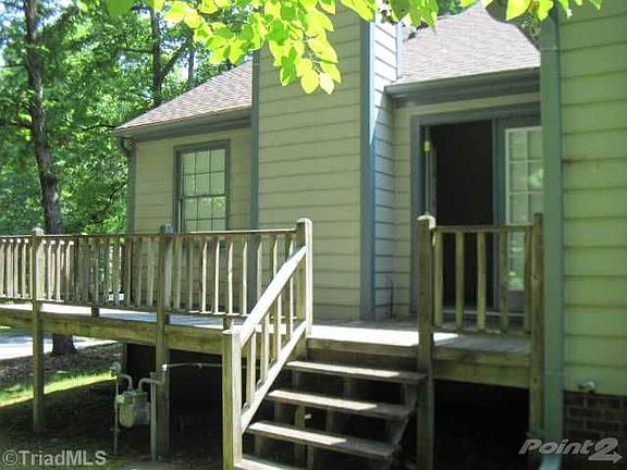 Rear of Home Offers a Nice Size Deck with Lots of Privacy with a Wooded Lot Behind Deck