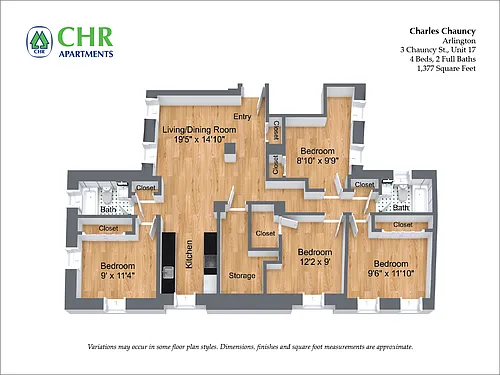 Floor plan 4 Bedroom