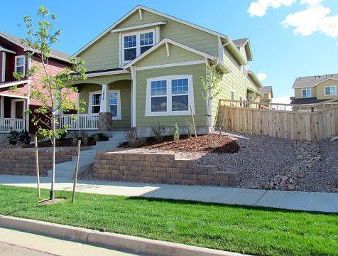 Front Porch & Garage In Back