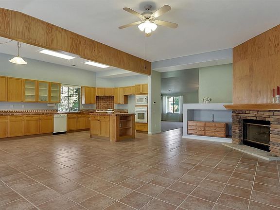 HUGE family room & kitchen area!