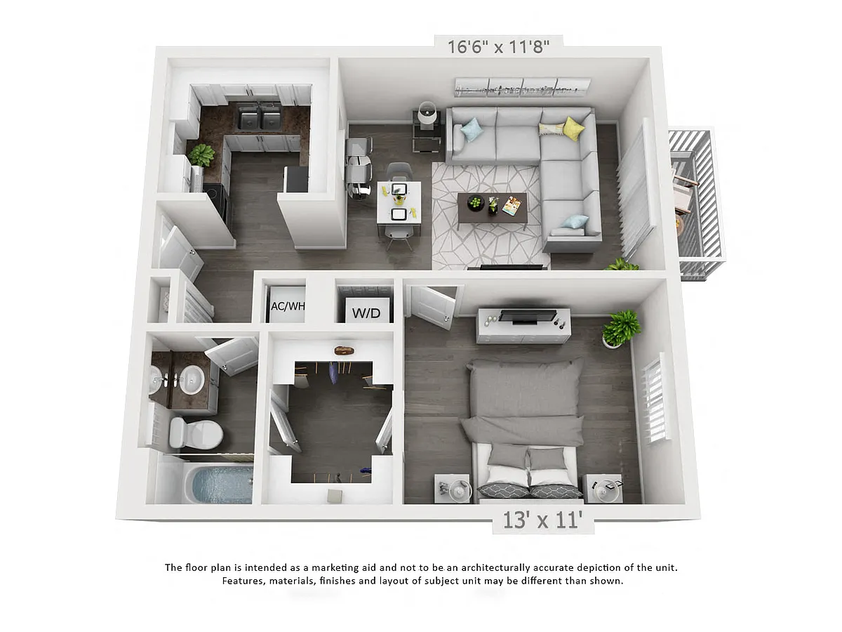 Floor plan Model A1