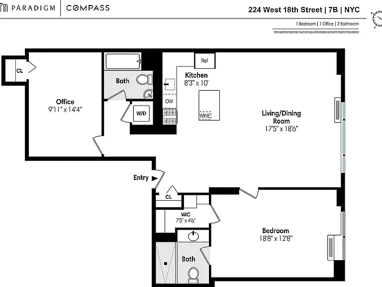 224 W 18th St #7B — Photo 15