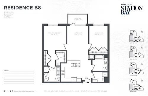 Floor plan B8b