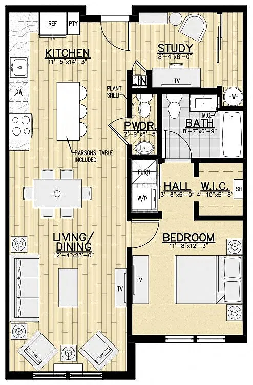 Floor plan C6