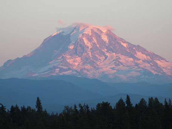 Mt. Rainier from Deck