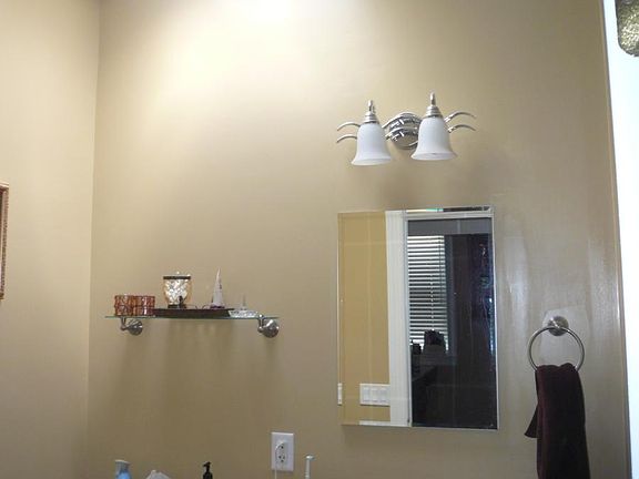 bathroom with skylight