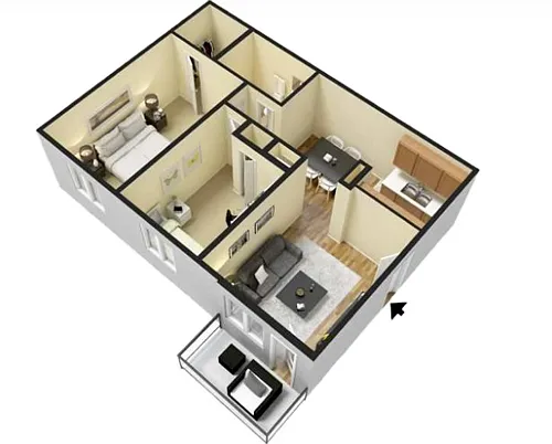Floor plan 2 Bedroom