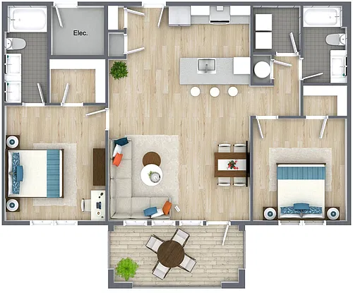 Floor plan Holston