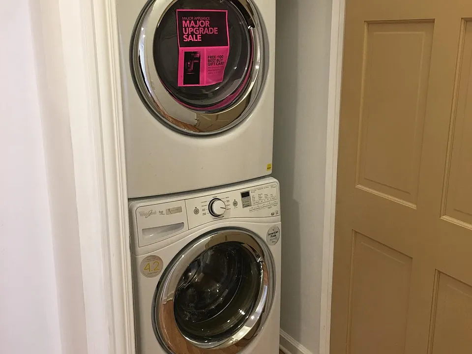 NEW laundry machines , in unit