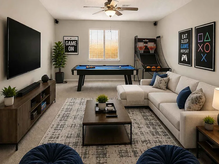 Gameroom 2nd Living Area