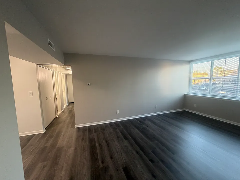 view from main entry, big living room